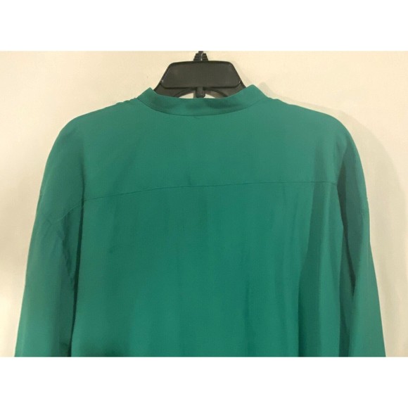 VTG Brian Brothers Collection Mens Shirt L 16- 16.5 Green Long Sleeves Button Up - Picture 7 of 12